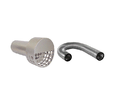 4" Stainless Steel Dryer Vent Kit