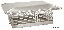 13 x 17-5/8" Spark Arrestor Single Flue Chimney Cap