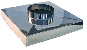 16" x 16" Stainless Steel Chase Cover
