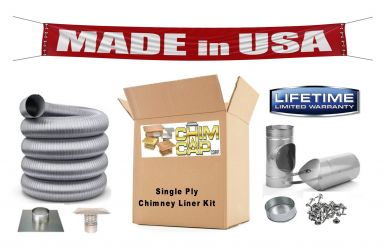 3"x 15 ft Single Ply S/S Liner Kit