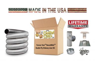 4"x 15 ft Double Ply S/S Liner Kit